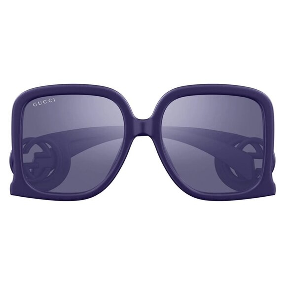 NEW GUCCI SUNGLASSES VIOLET WOMEN EYEWEAR GUCCI - Picture 2 of 3